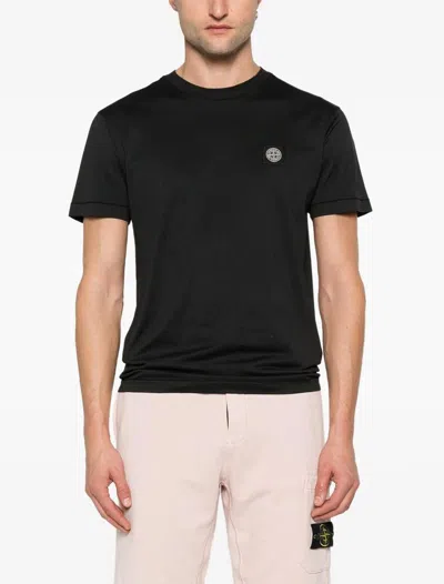 Stone Island Topwear In Black
