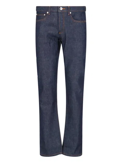 Apc Indigo New Standard Jeans In Blue