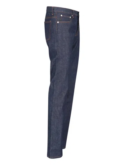 Apc Indigo New Standard Jeans In Blue