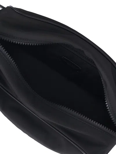 Dolce & Gabbana Milano Logo Wash Bag In Black