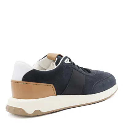 Tod's Sneakers Blue And Green In Black
