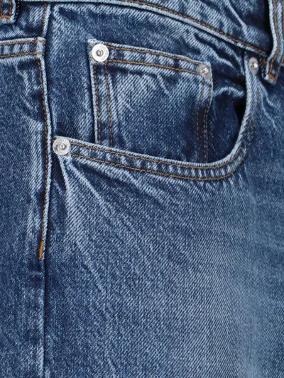 Jw Anderson J. W. Anderson Straight Jeans – Blue In Blue