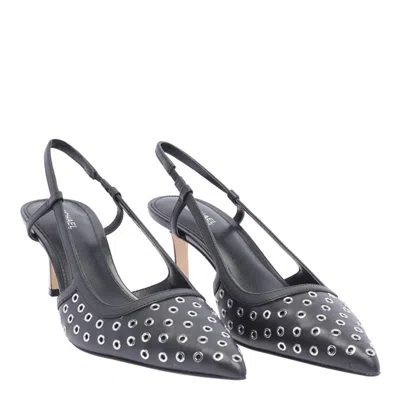 Michael Kors Alora Slingback Decollete In Black