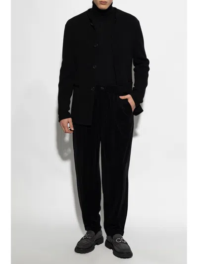 Giorgio Armani Textured Button-up Knitwear