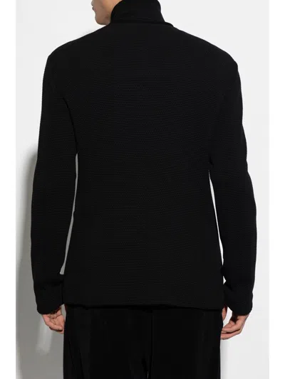 Giorgio Armani Textured Button-up Knitwear