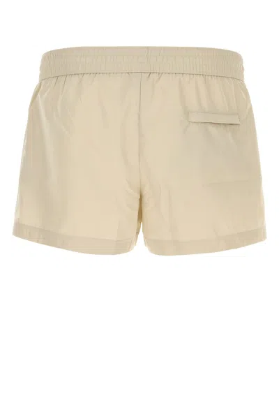 Dolce & Gabbana Sand Polyester Swimming Shorts
