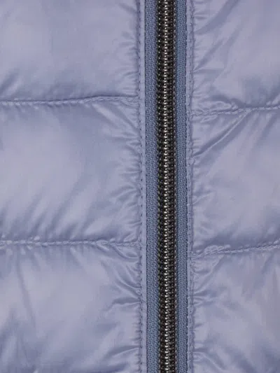 Herno Light Blue Nylon Reversible Jacket