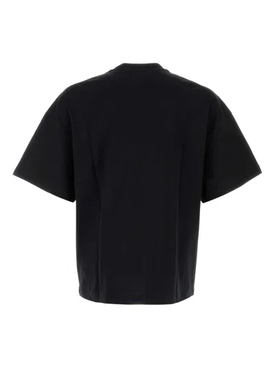 Jil Sander Cotton Jersey Logo T-shirt In Black