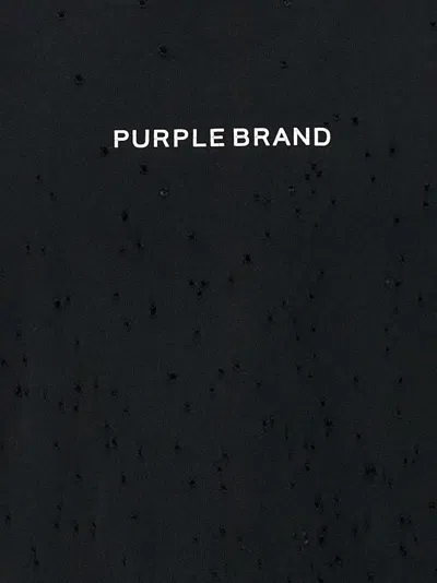 Purple Trademark T-shirt Black