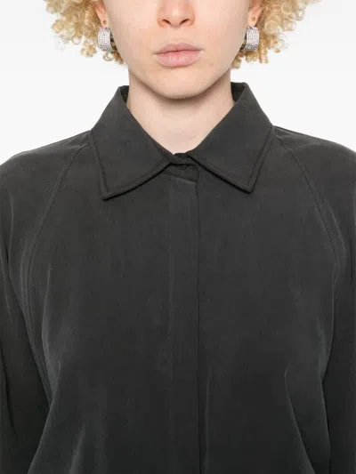 Max Mara Women Silk Bodysuit Shirt
