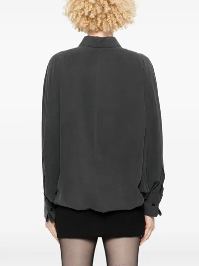 Max Mara Women Silk Bodysuit Shirt