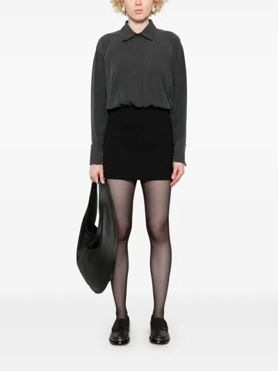 Max Mara Women Silk Bodysuit Shirt