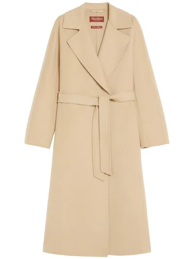 Max Mara Studio Cles Single-breasted Wool Coat