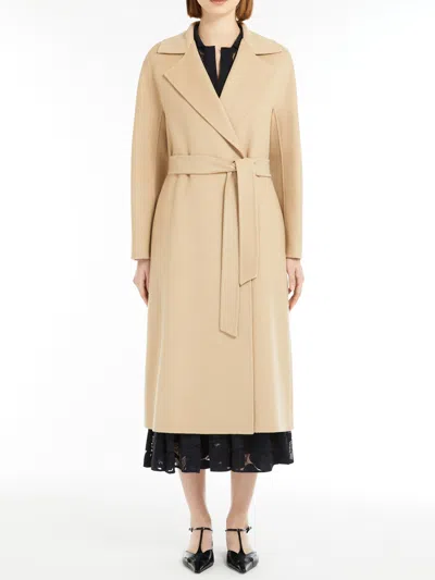 Max Mara Studio Cles Single-breasted Wool Coat