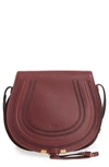 Chloé 'marcie - Medium' Leather Crossbody Bag In Dark Velvet