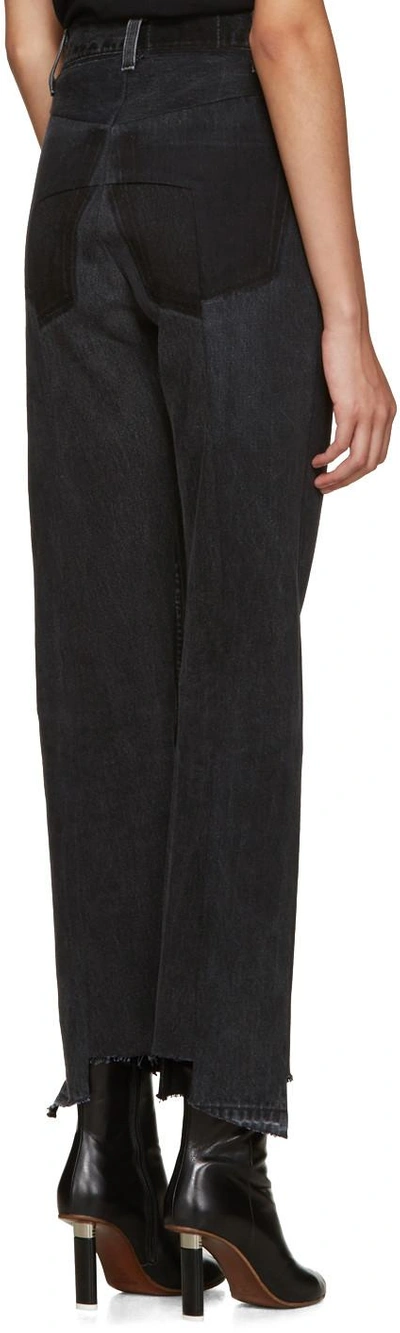 Black Reworked Jeans