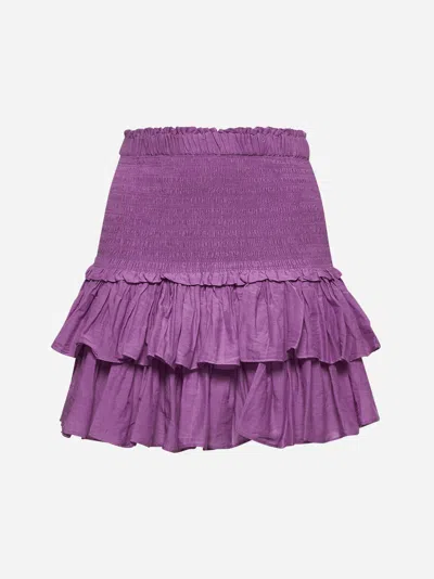 Isabel Marant Étoile Marant Etoile Women Fuchsia Voile Naomi Miniskirt