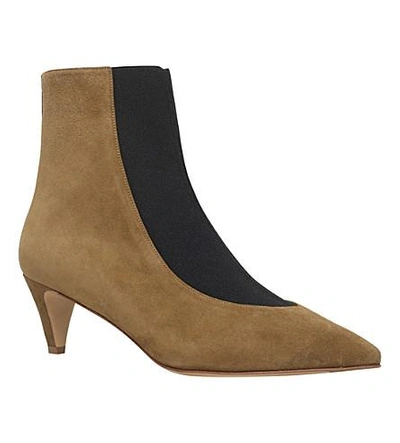 Shop Bionda Castana Moshe Suede Ankle Boots In Khaki