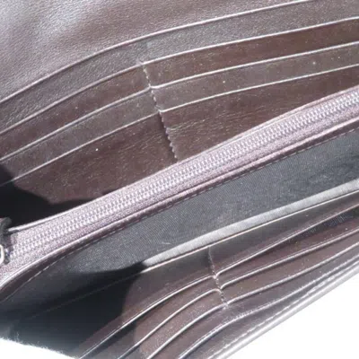 Pre-owned Gucci Dark Brown Leather Coin Purse/coin Case ()