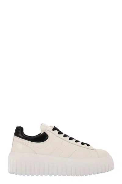Hogan H-stripes Low-top Platform Sneakers In Multicolor