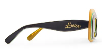 Loewe Rectangular Sun Glasses Multicolor In Multi