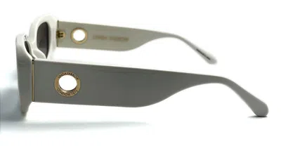 Linda Farrow Lola - White Sunglasses In White