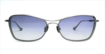 Matsuda Sunglasses In Brushed Silver