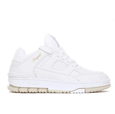 Axel Arigato Perforated Round Toe Sneaker With Recycled Dustbag In White