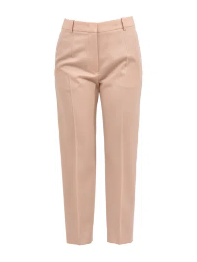 Jil Sander Women Enea Fleece Wool Pants In Orange