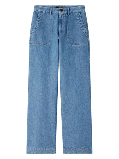 Apc Indigo Seaside Jeans In Blue