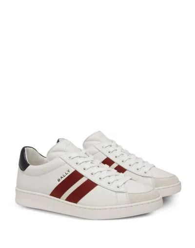 Bally Round-head Casual Shoes In White