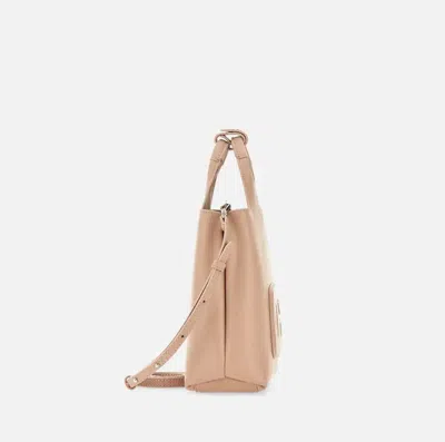 Hogan Mini Bag With 2 Handles And Removable Strap In Beige