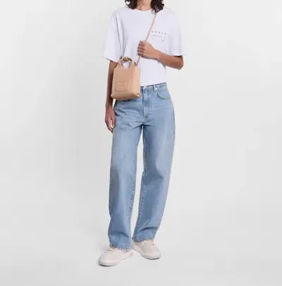 Hogan Mini Bag With 2 Handles And Removable Strap In Beige