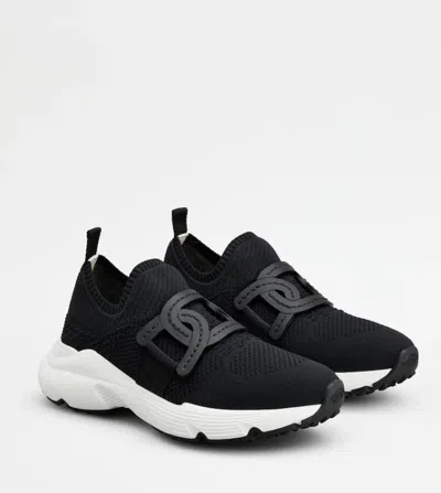 Shop Tod's Sneakers In Black