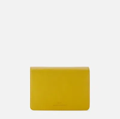 Elisabetta Franchi Faux Leather Shoulder Bag In Yellow