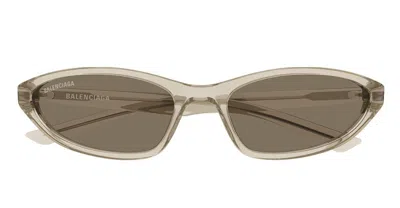 Balenciaga Bb0402s Sunglasses In Brown