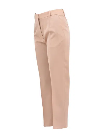 Jil Sander Women Enea Fleece Wool Pants In Orange