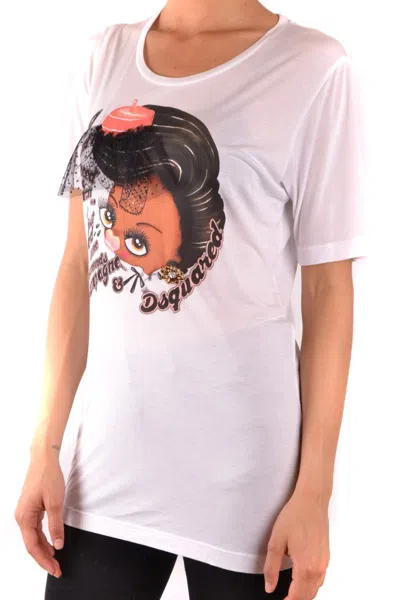 Dsquared2 Tshirt Short Sleeves In White