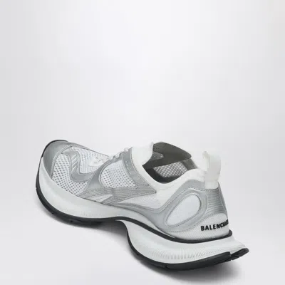 Balenciaga White And Silver Sneaker Circuit In White