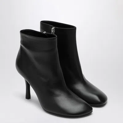 Burberry Baby 85 Leather Ankle Boots In Black