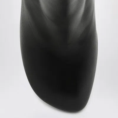 Burberry Baby 85 Leather Ankle Boots In Black
