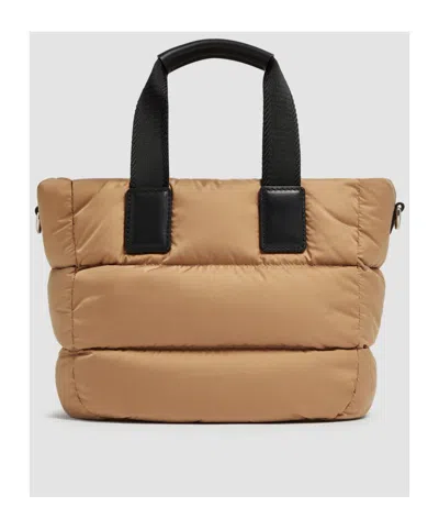 Moncler Mini-cabas Imperméable Caradoc In Nude