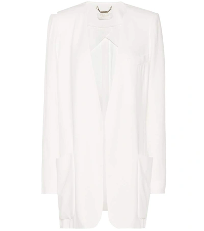 Chloé Crêpe Jacket In White