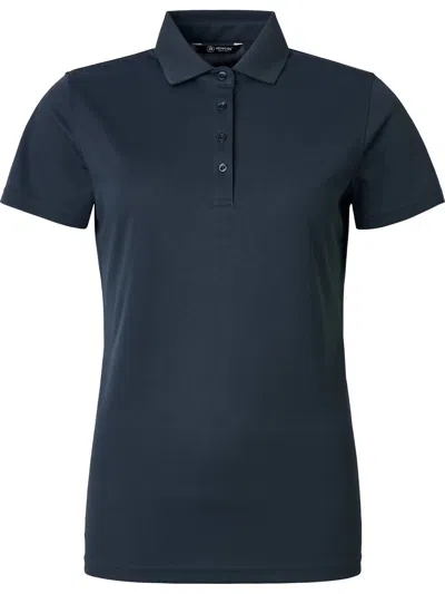 Abacus Sportswear Us Women Cray Short Sleeve Polo In Navy In Blue