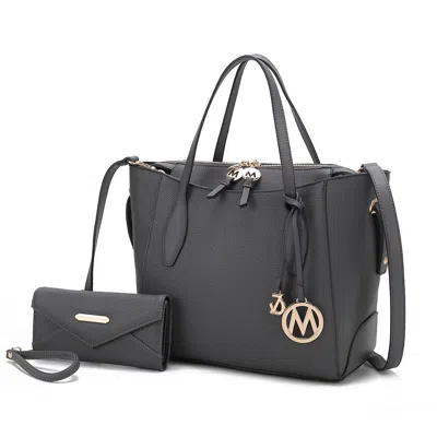Mkf Collection By Mia K Bruna Women's Tote Bag With Wallet Set By Mia K In Multi