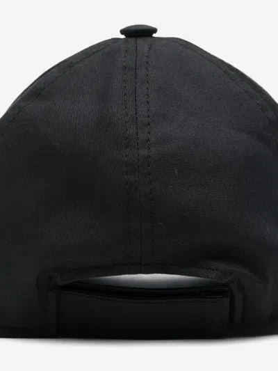 Balmain Logo-print Cotton Cap In Black