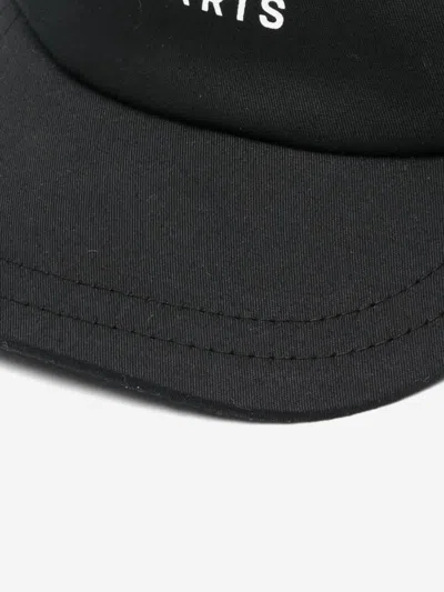 Balmain Logo-print Cotton Cap In Black