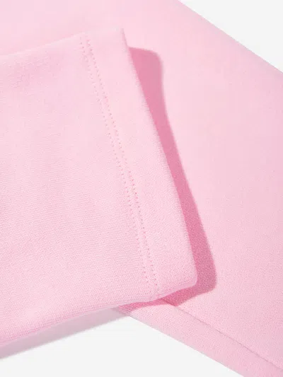 Balmain Girls Logo Button Joggers In Pink