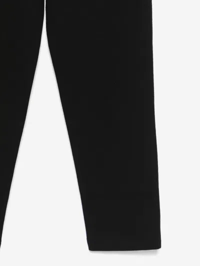 Balmain Girls Logo Button Joggers In Black