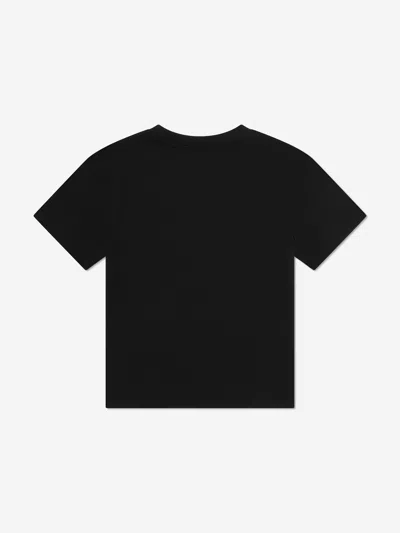 Balmain Kids Logo T-shirt In Black